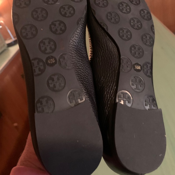 NEW Womens Tory Burch Black Ballet Flats Slip On Shoes Size 10 - Picture 7 of 12